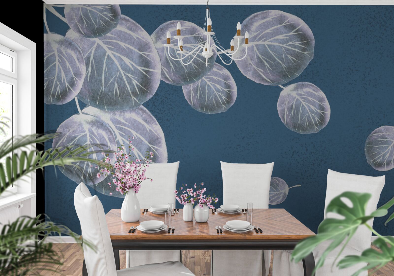 Fototapeta listy padajúce na oblohu