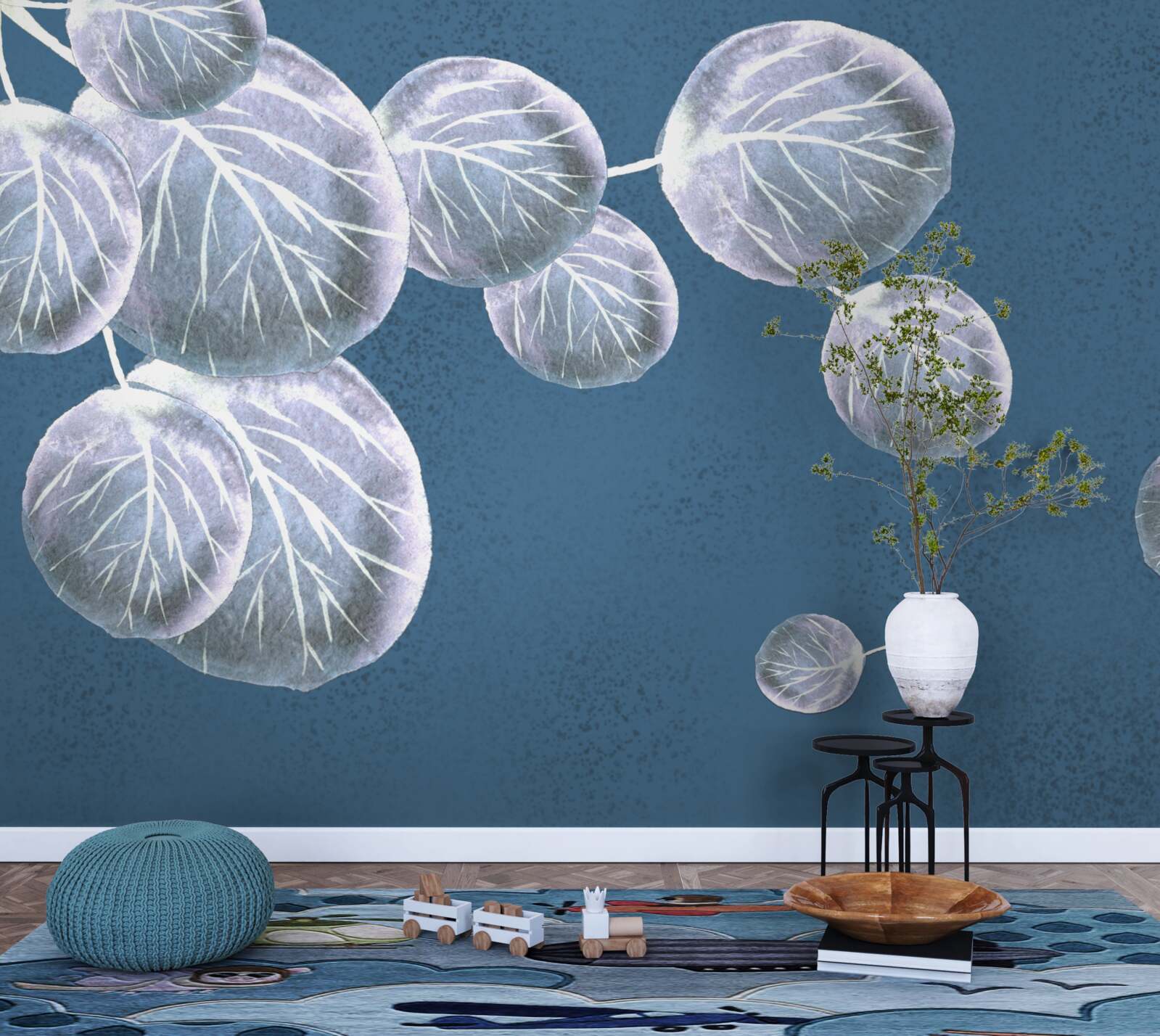 Fototapeta listy padajúce na oblohu