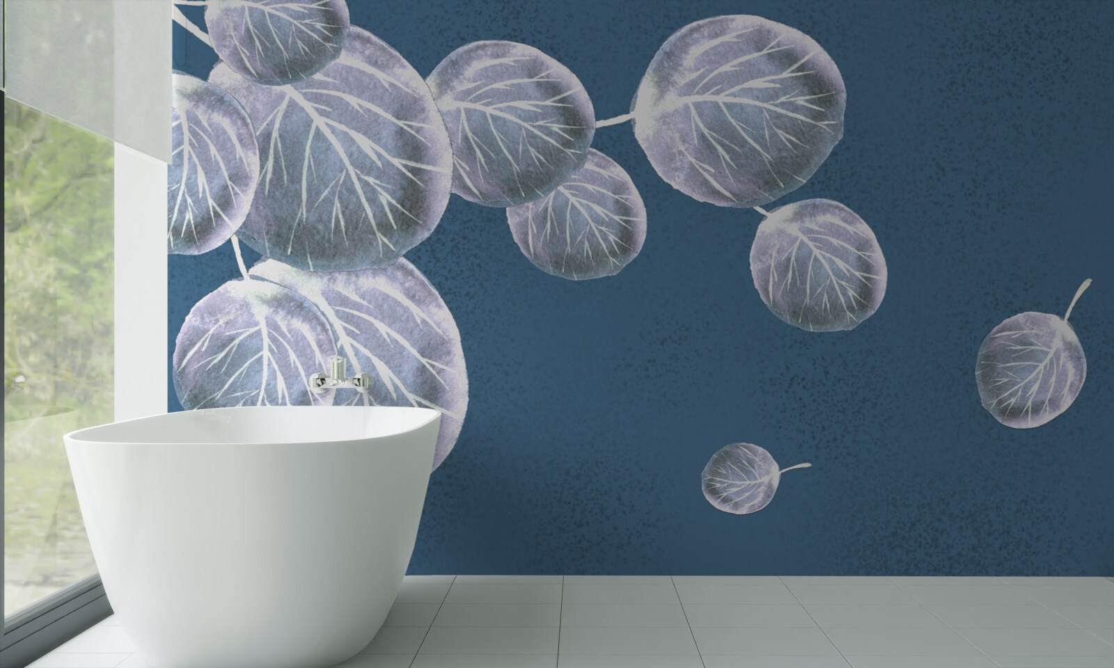 Fototapeta listy padajúce na oblohu