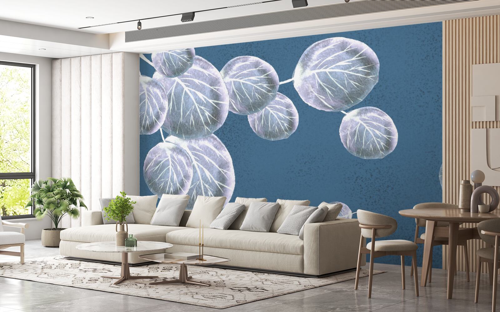 Fototapeta listy padajúce na oblohu