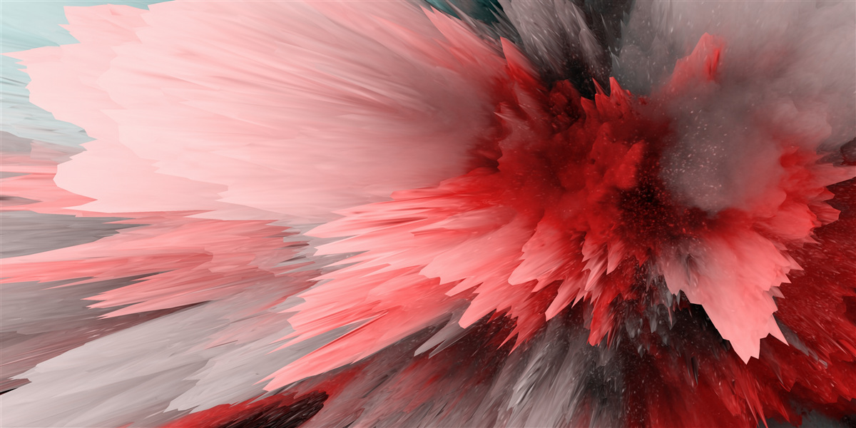 Fototapeta energetický prízvuk šarlátových odtieňov