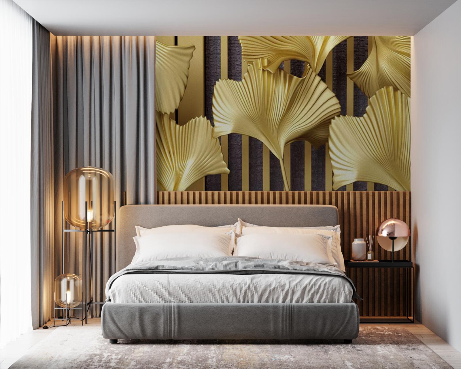 Fototapeta listy zlatého papradia