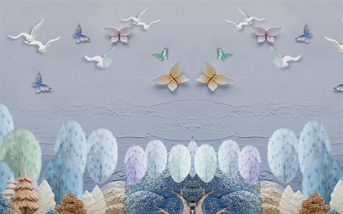 Fototapeta les na jeseň je chladný a plný farieb