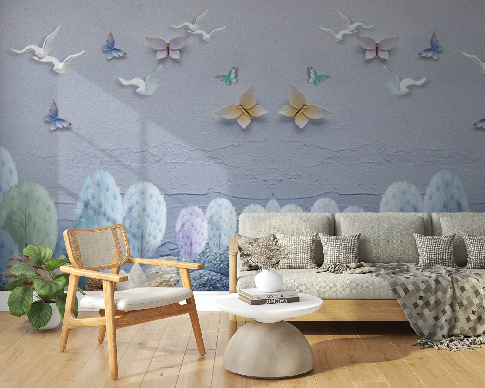 Fototapeta les na jeseň je chladný a plný farieb