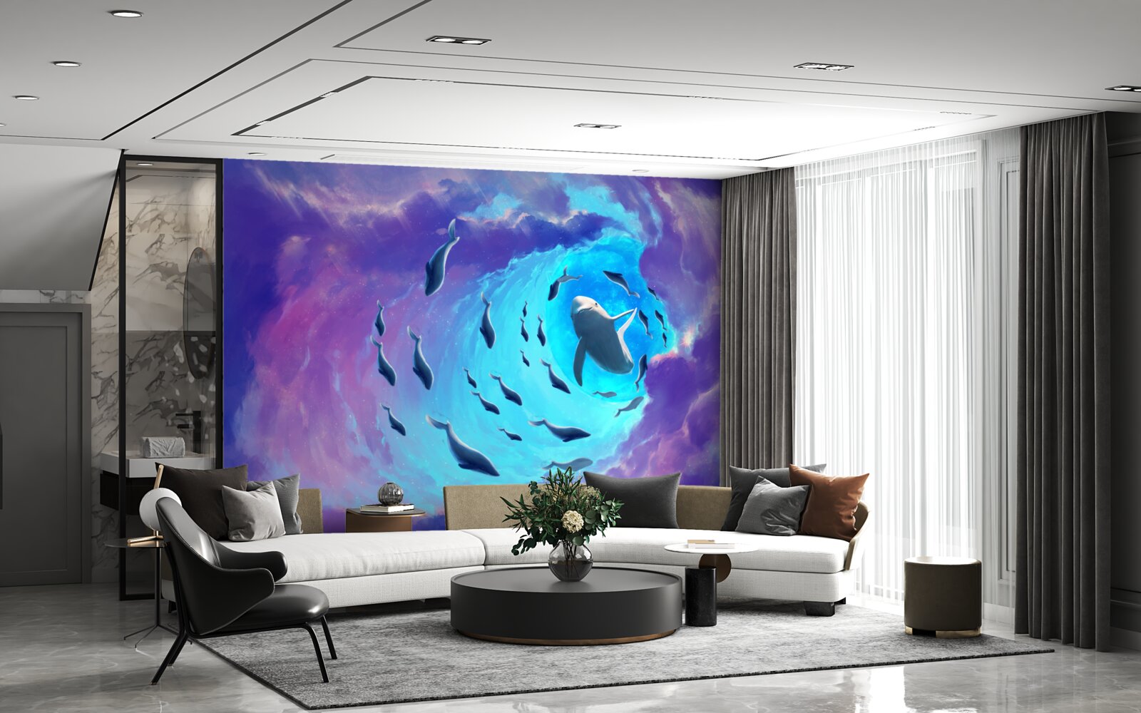 Fototapeta kolobeh vody