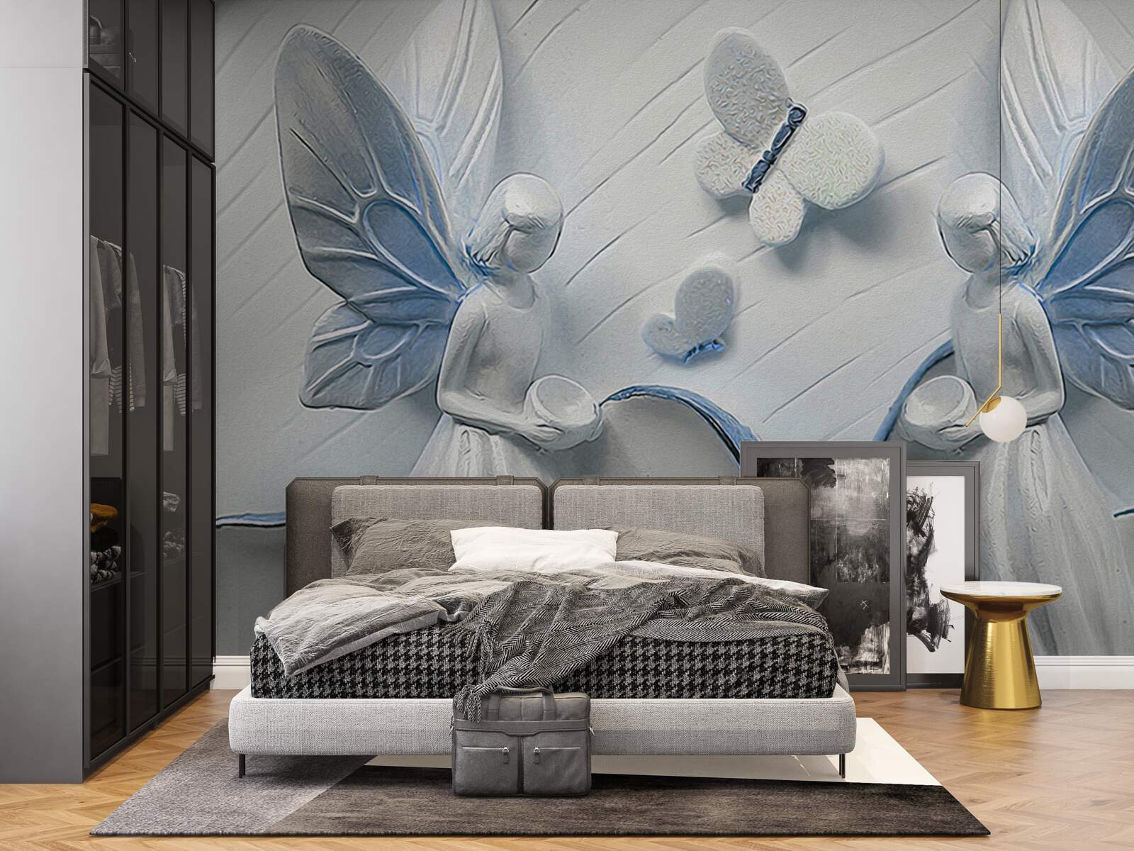 Fototapeta ženy s motýlími krídlami