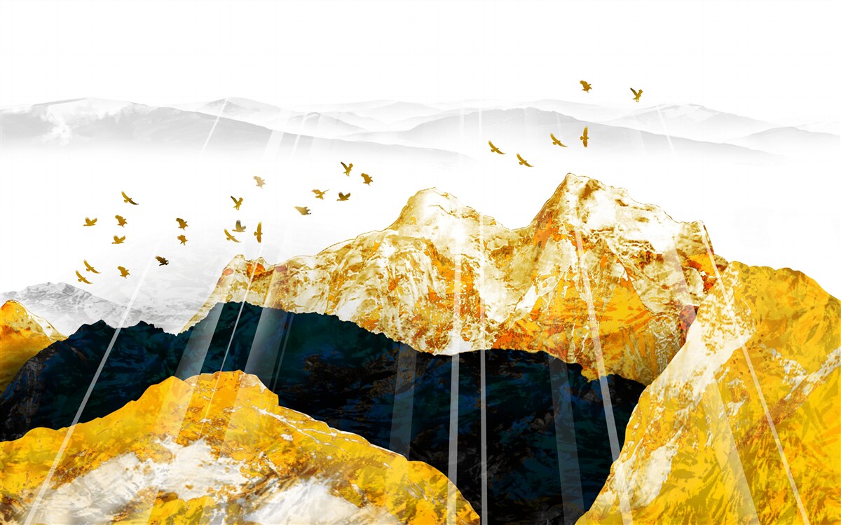 Fototapeta obrazy zmien plchov, ktoré rozjasňujú zlatý les