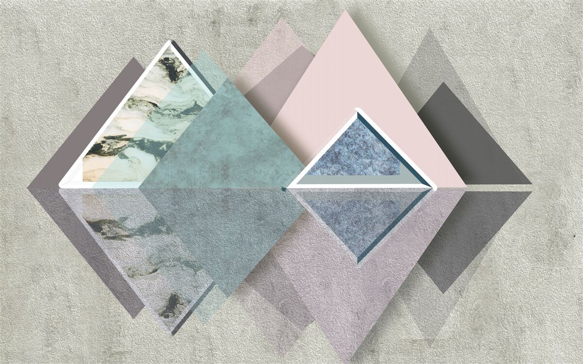 Fototapeta les abstraktnej geometrie