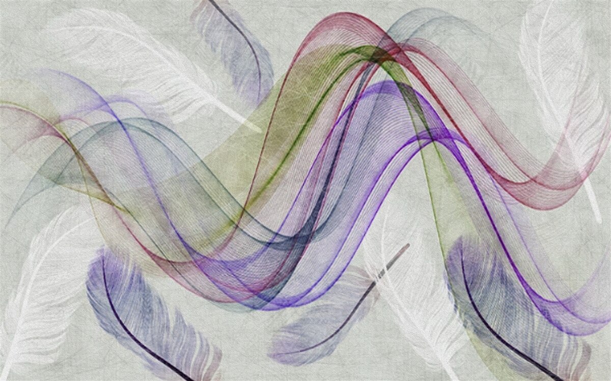 Fototapeta abstraktné farebné čiary