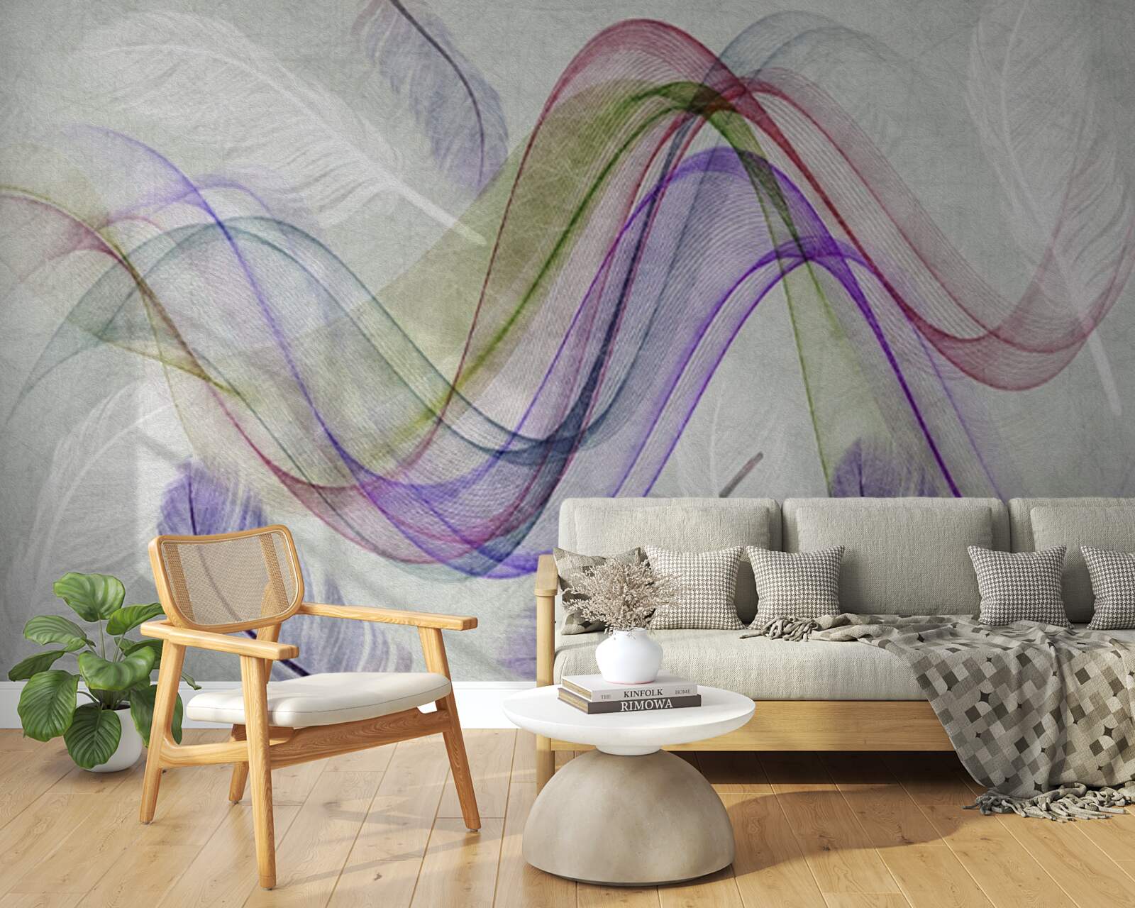 Fototapeta abstraktné farebné čiary