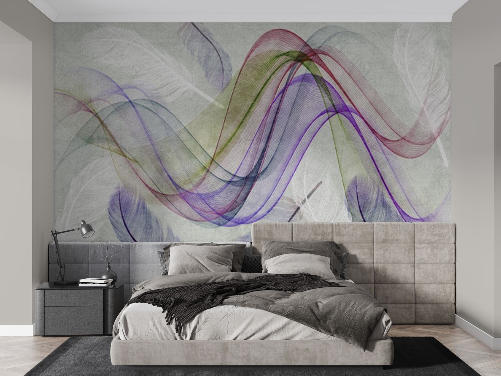 Fototapeta abstraktné farebné čiary