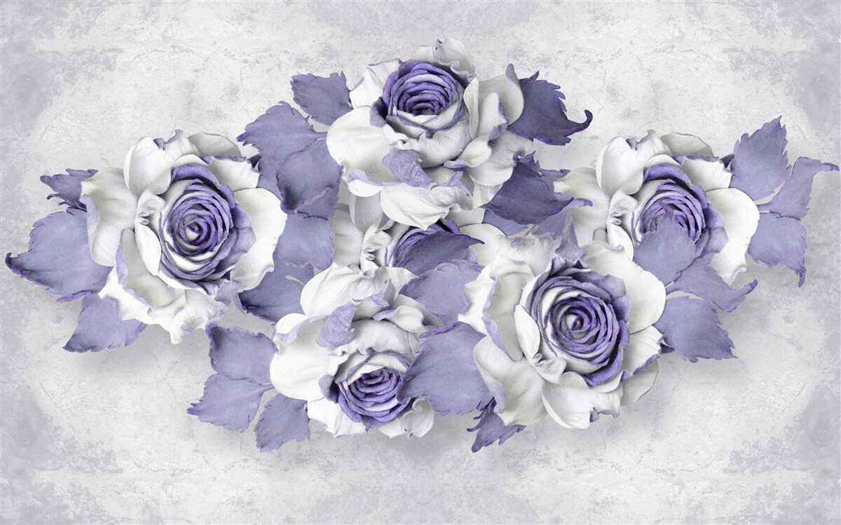 Fototapeta nádherná kytica ruží v jemnom fialovom odtieni