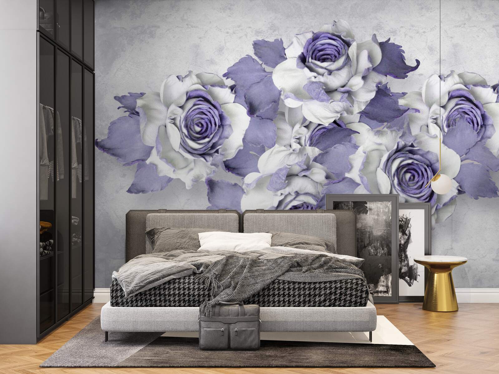 Fototapeta nádherná kytica ruží v jemnom fialovom odtieni