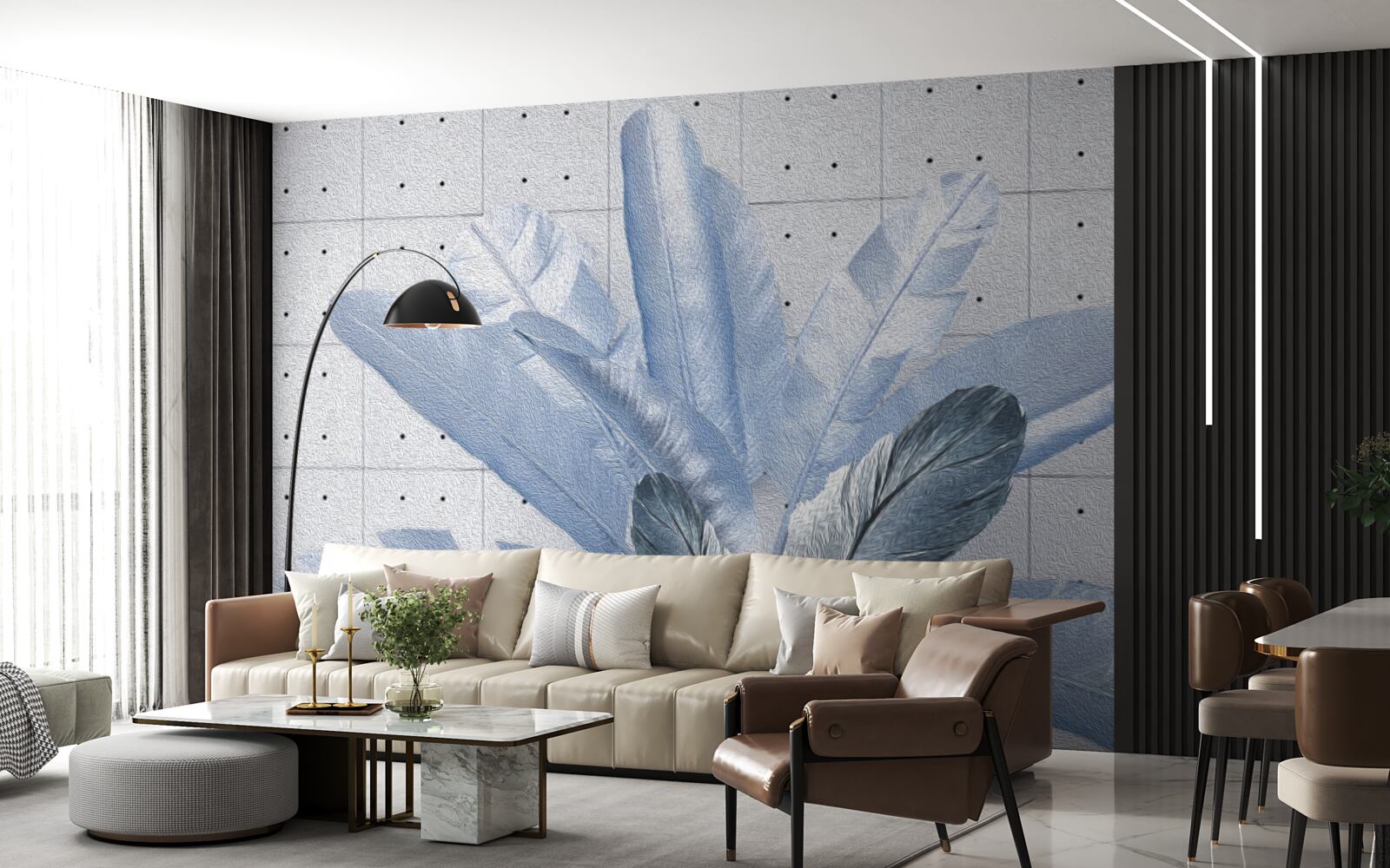 Fototapeta tvary rôznych pierok