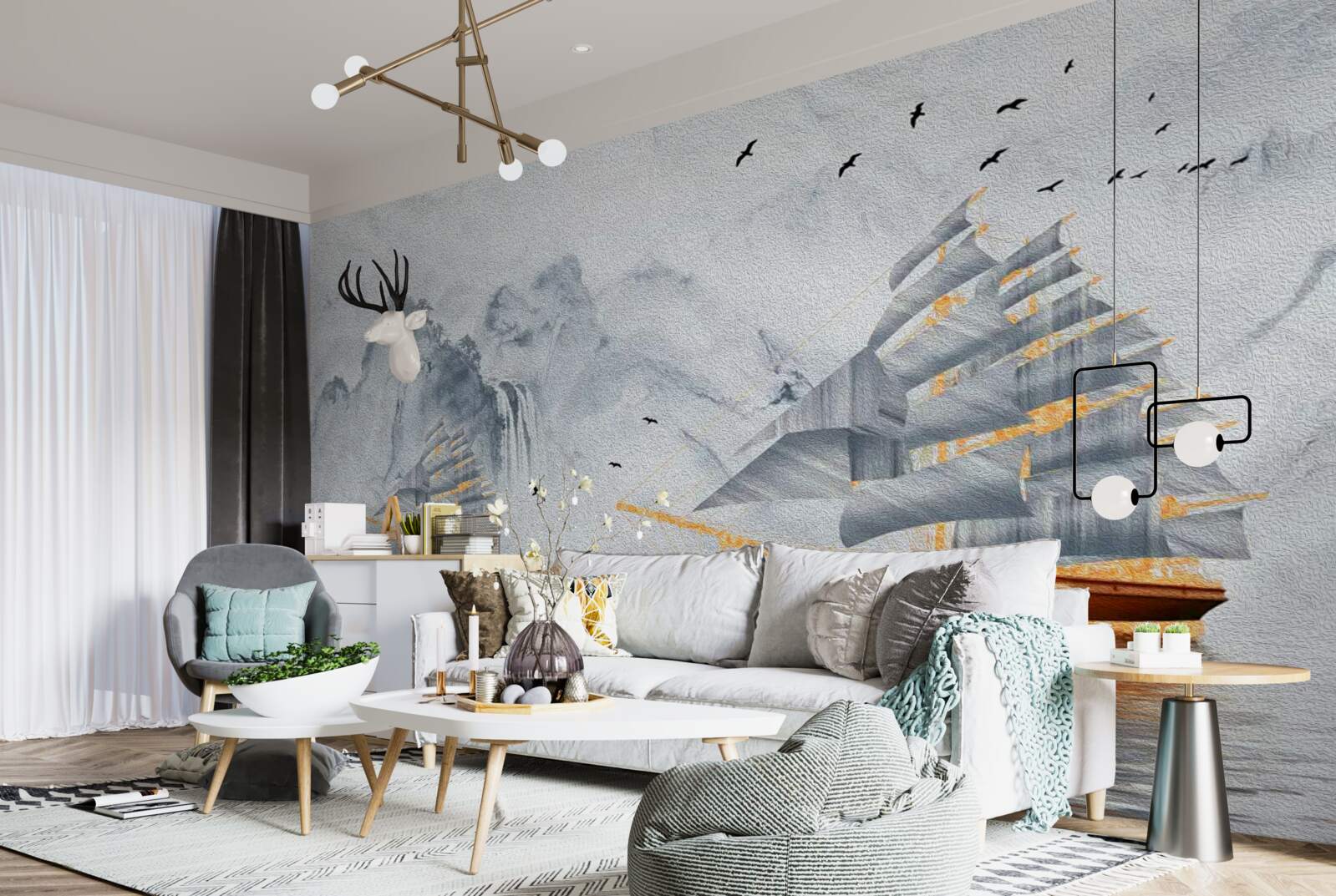 Fototapeta z prístavu odchádza malebná plachetnica