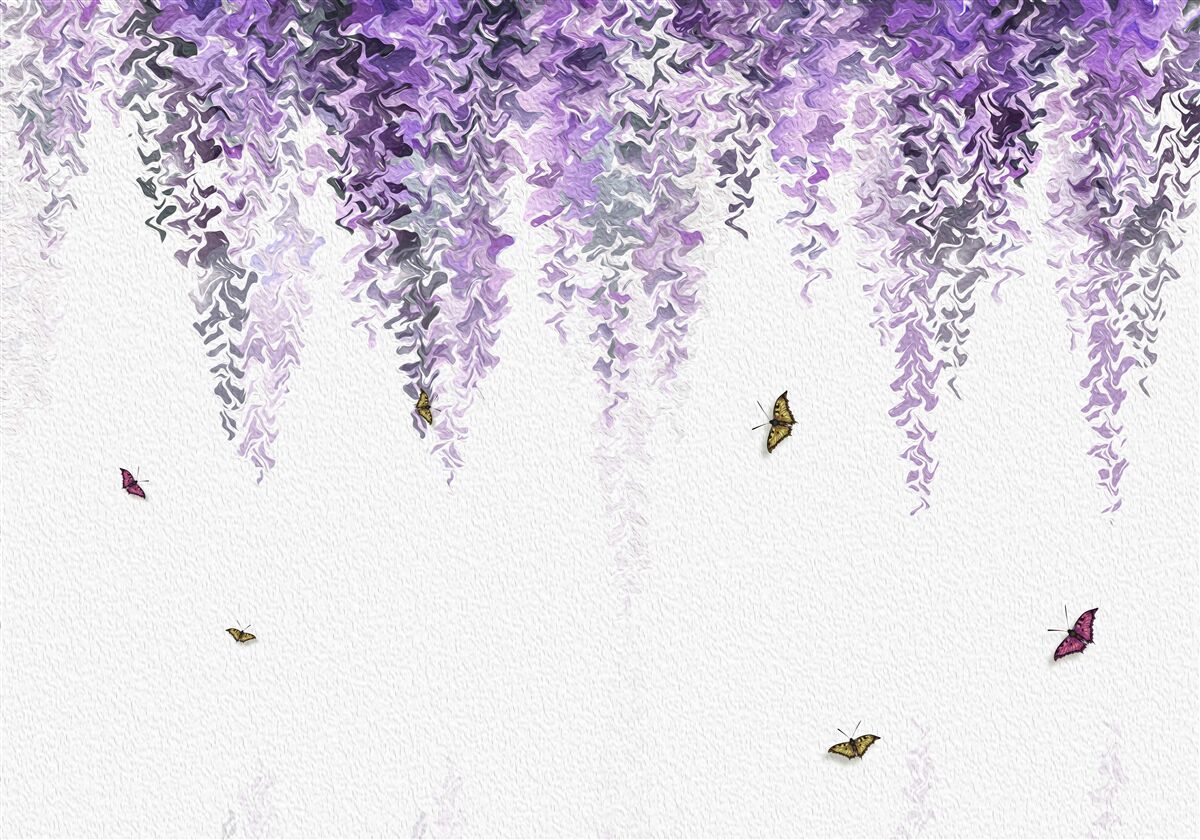 Fototapeta odraz orgovánových kvetov vo vode