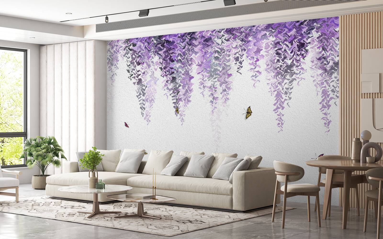 Fototapeta odraz orgovánových kvetov vo vode