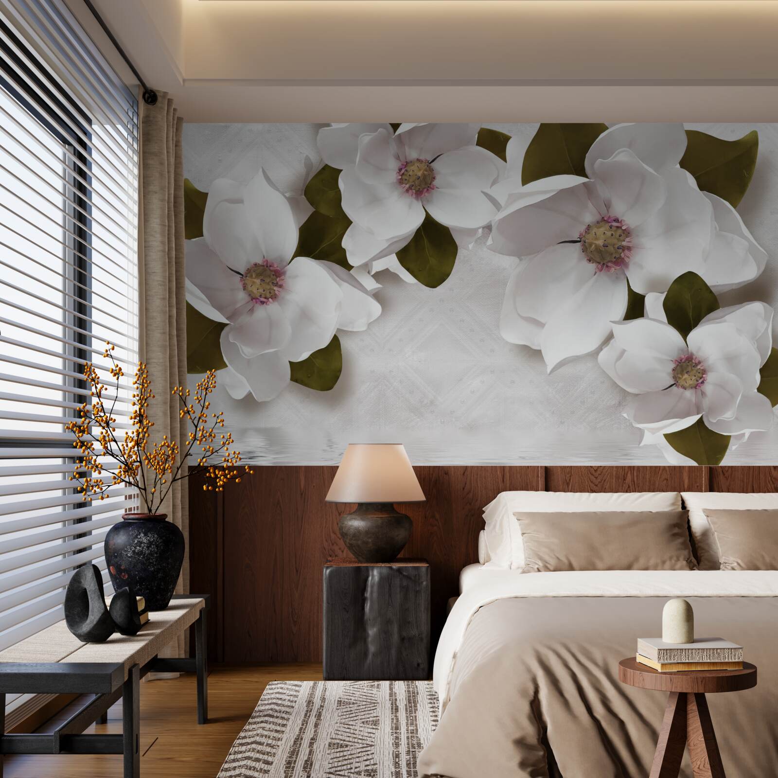 Fototapeta snehobiele hyacinty